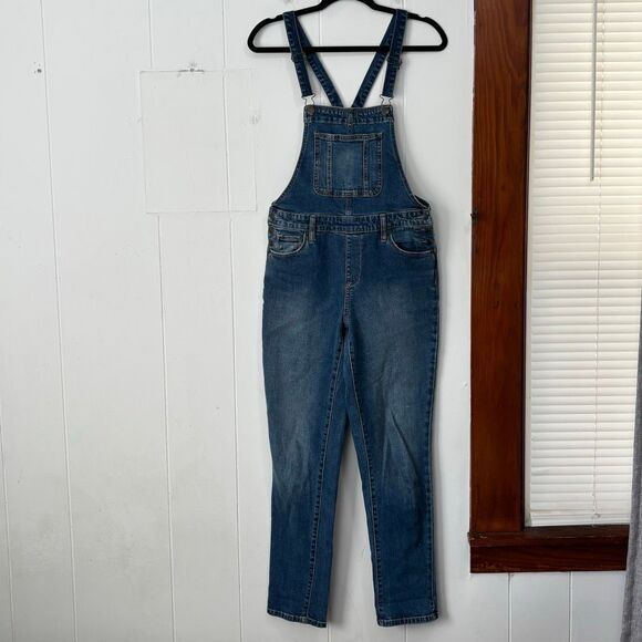 Universal Thread Mid Wash Denim Overalls Size 2 - Picture 1 of 4